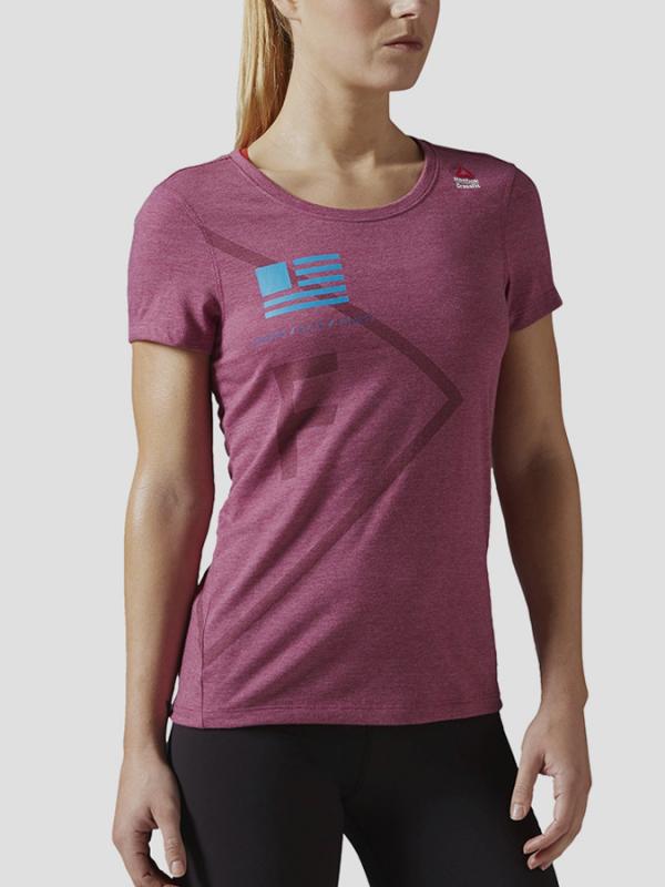 Tričko Reebok RCF TRAINING SS TEE Růžová