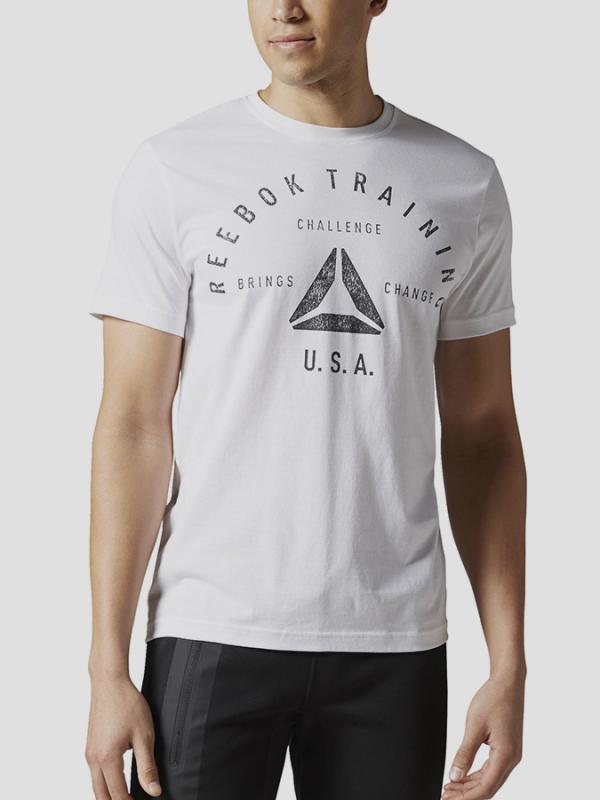 Tričko Reebok STAMP TEE Bílá
