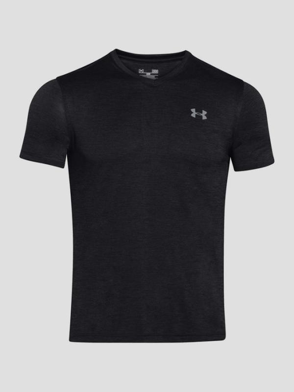 Tričko Under Armour Tech V-Neck Černá