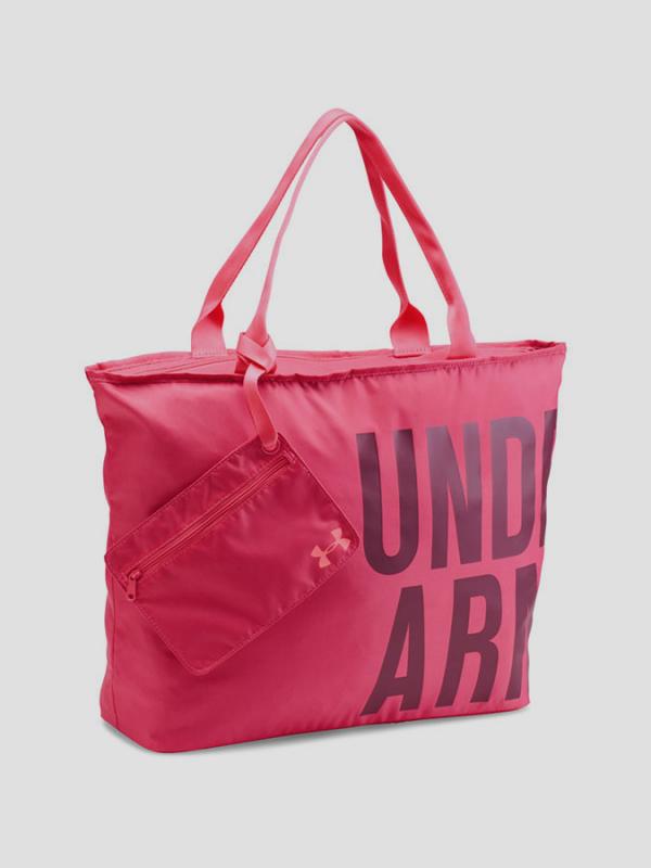 Taška Under Armour Big Word Mark Tote Růžová