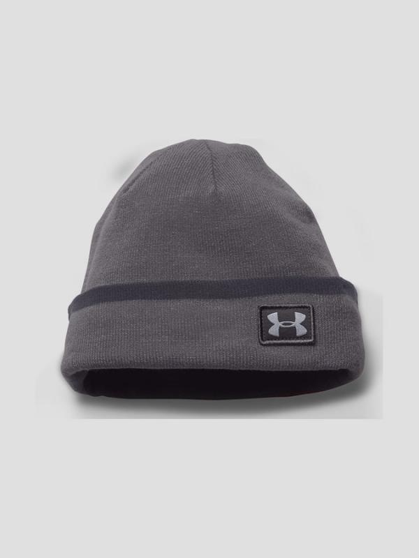 Čepice Under Armour Coldgear Men's Cuff Sideline Beanie Šedá