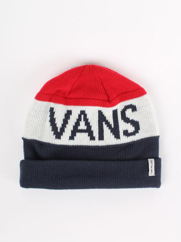 Čepice Vans Mn Vans Stitch Beani Dress Blu Barevná