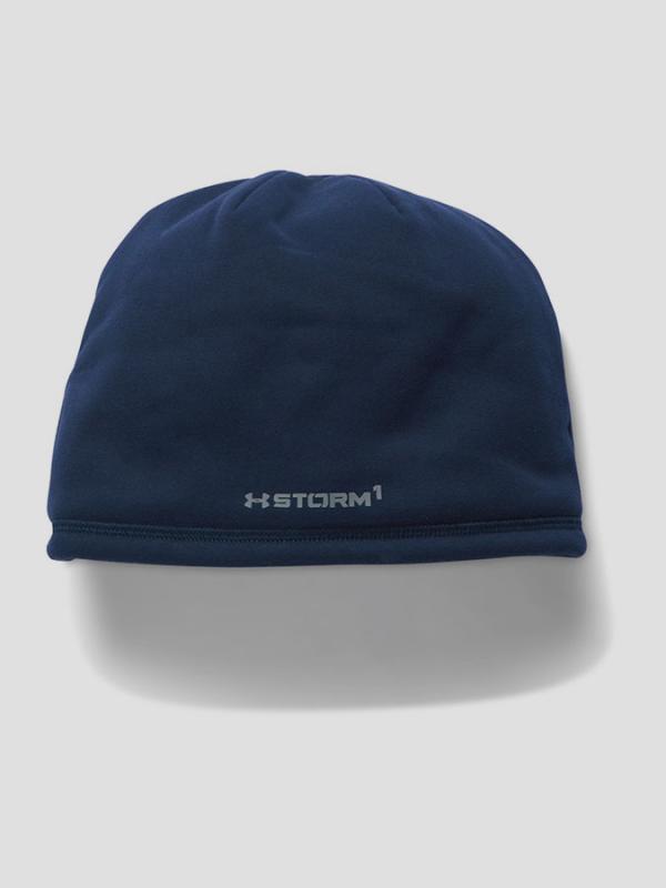 Čepice Under Armour Coldgear Men's Elements 2.0 Beanie Modrá