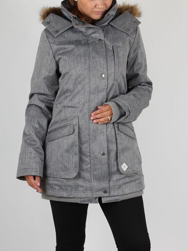 Bunda Vans W Cadet Parka Mte Grey Heather Šedá