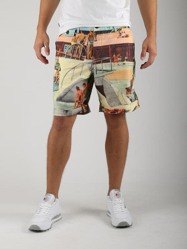 Kraťasy Franklin & Marshall MITCH PANTS MAN Barevná
