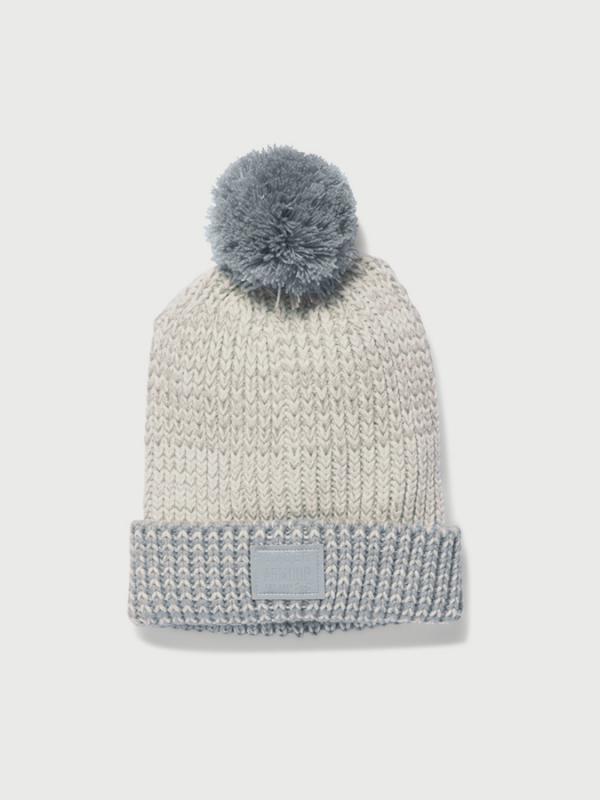 Čepice Under Armour Girls Shimmer Pom Beanie Šedá