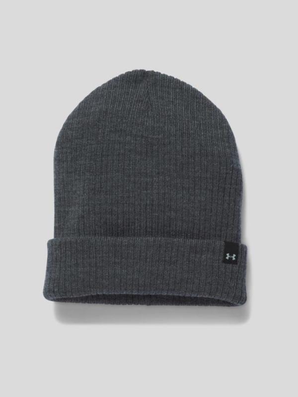 Čepice Under Armour Coldgear Boyfriend Cuff Beanie Šedá
