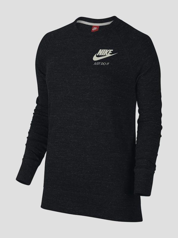 Mikina Nike W NSW GYM VNTG CRW Černá