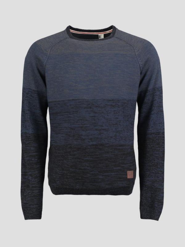 Svetr O´Neill LM PATTERN CREW PULLOVER Modrá