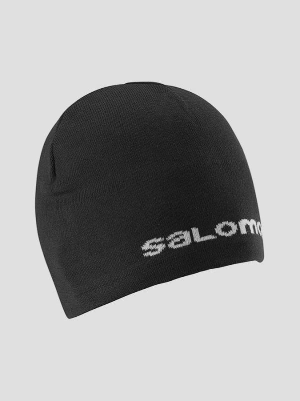 Čepice Salomon SALOMON BEANIE BLACK Černá