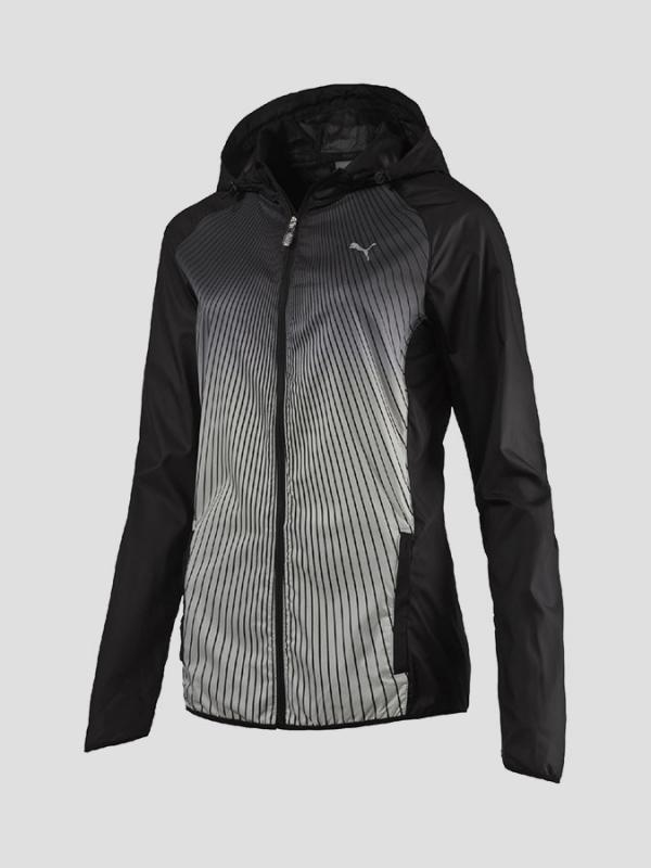 Bunda Puma Packable Woven Jacket W black-peris Černá