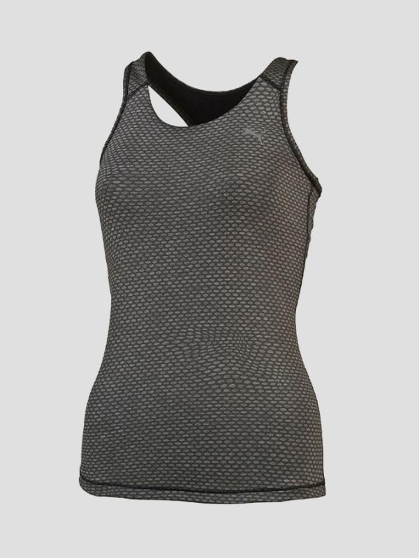 Tílko Puma Essential Graphic RB TankTop medium gray Šedá