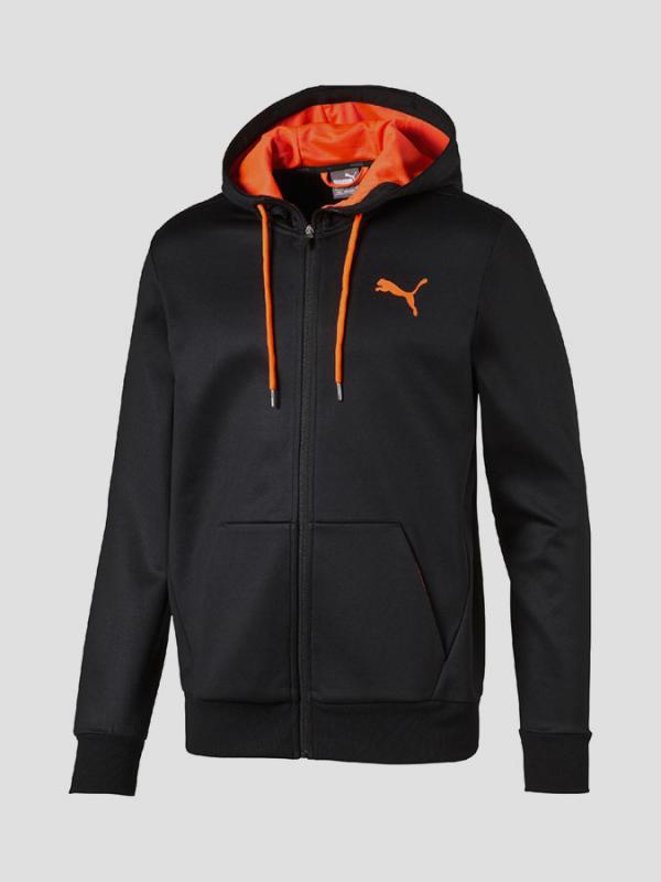Mikina Puma ACTIVE FZ Hoody, FL Black Černá