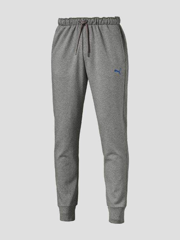 Tepláky Puma Hero Pants FL cl Medium Gray Heathe Šedá