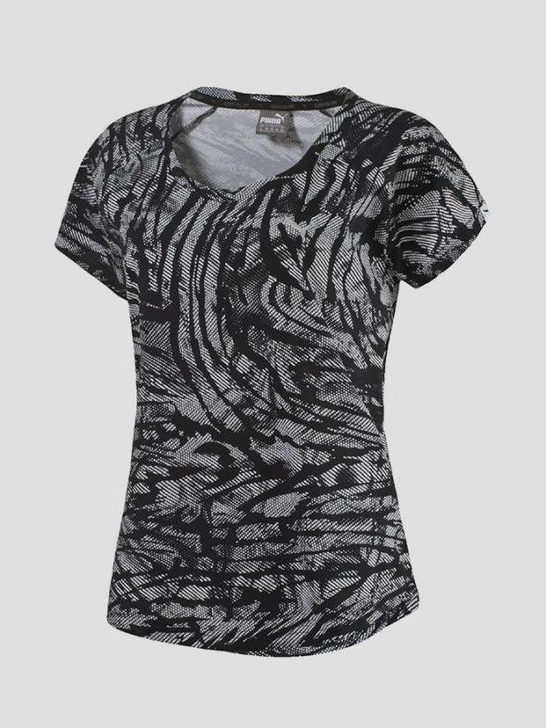 Tričko Puma Collision Tee W Cotton Black Barevná