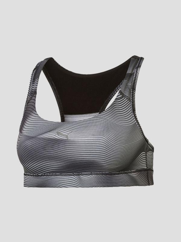 Podprsenka Puma Active Dry Traning Bra G black-AOP Barevná