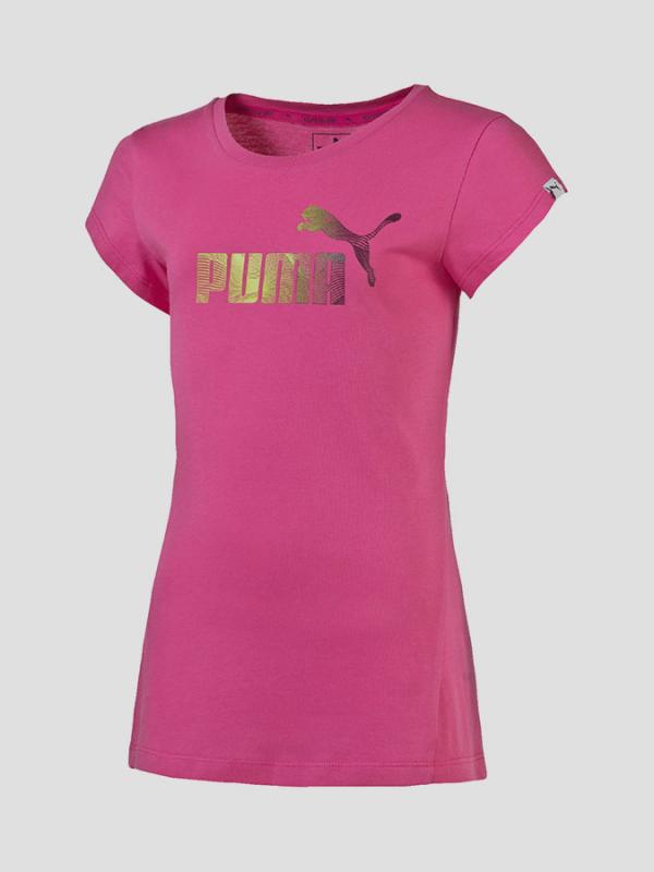 Tričko Puma STYLE ELEMENTAL Tee G Fuchsia Růžová