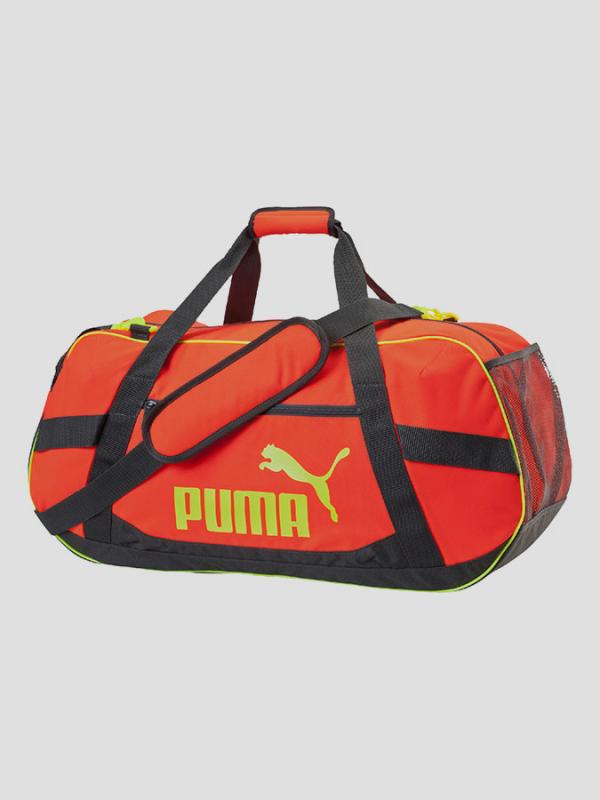 Taška Puma Active TR Duffle Bag M Red Bla Oranžová