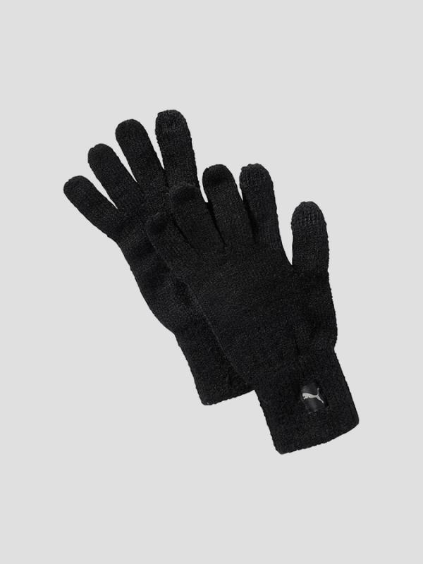 Rukavice Puma Big Cat Knit Gloves Black Černá
