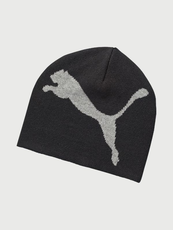 Čepice Puma Ess Big Cat Beanie Black-Big Cat Černá