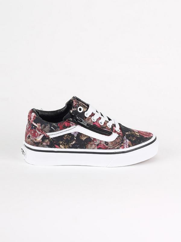 Boty Vans K Old Skool Zip (Moody Floral) Barevná