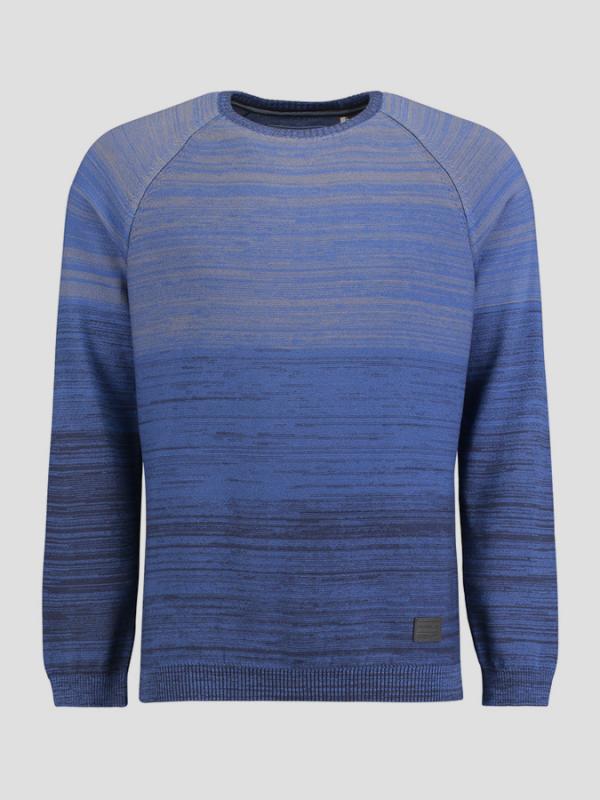 Svetr O´Neill LM PATTERN CREW PULLOVER Modrá
