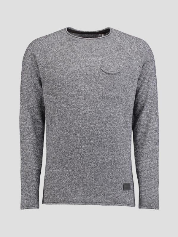Svetr O´Neill LM HALF MOON PULLOVER Šedá