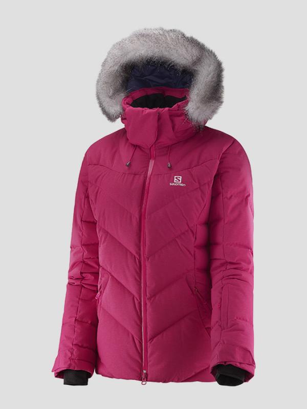 Bunda Salomon ICETOWN JKT W Gaura Pink Růžová