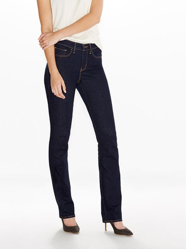 Džíny LEVI'S 314 SHAPING STRAIGHT Modrá