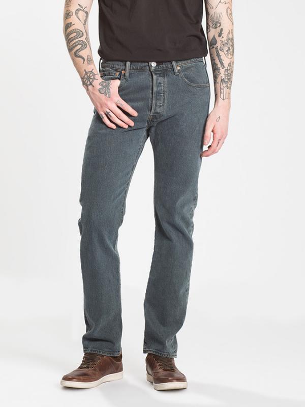 Džíny LEVI'S 501 ORIGINAL FIT Modrá