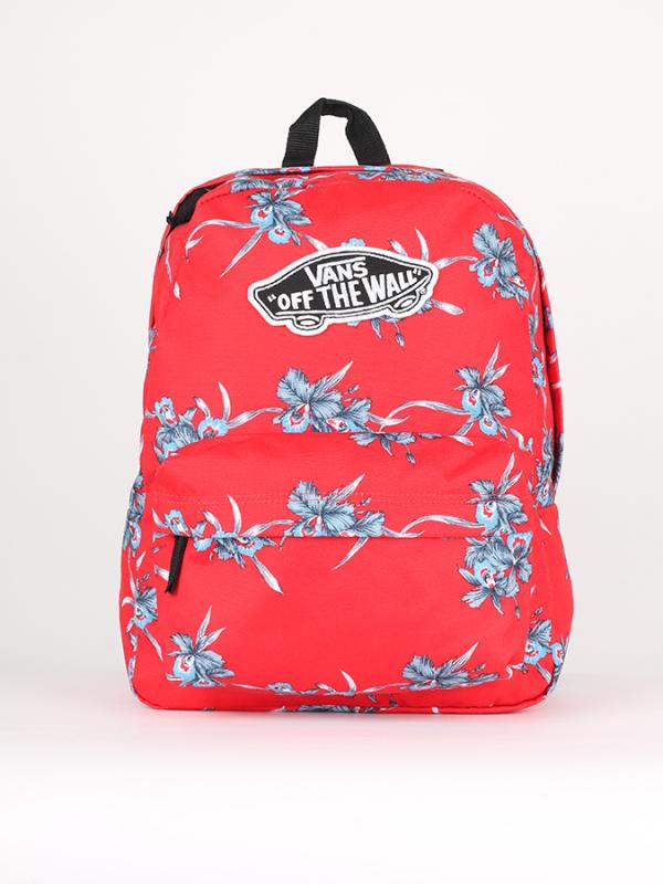 Batoh Vans Wm Realm Backpack Tomato Hawaiian Červená