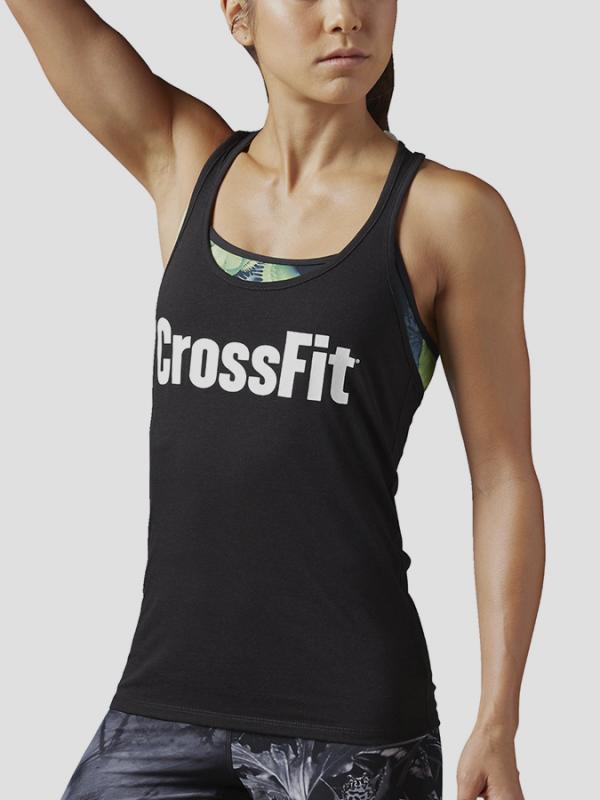 Tílko Reebok RCF GRAPHIC TANK F.E.F Černá