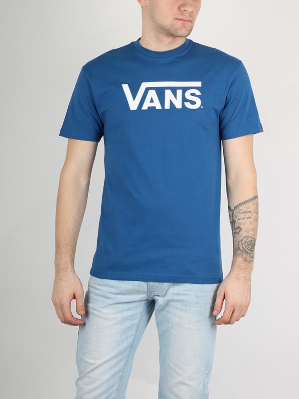 Tričko Vans Mn Classic True Blue-White Modrá