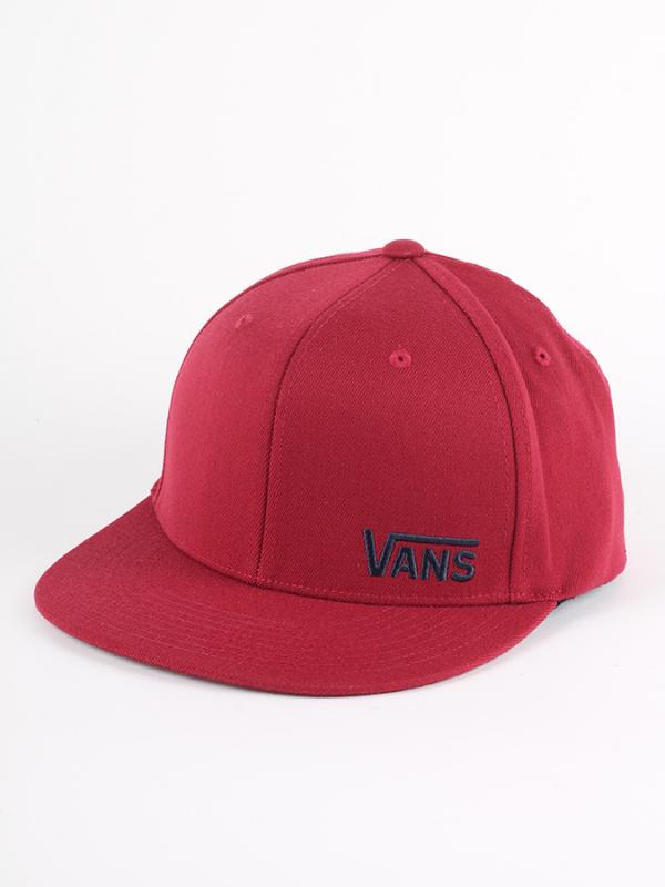 Kšiltovka Vans Mn Splitz Rhubarb-Dress B Červená