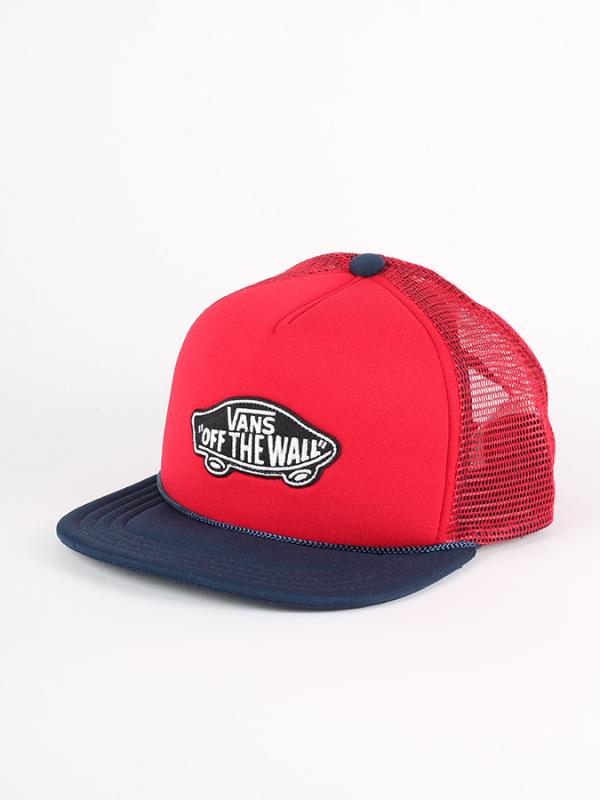 Kšiltovka Vans BY CLASSIC PATCH TRU RACING RED-DRES Červená