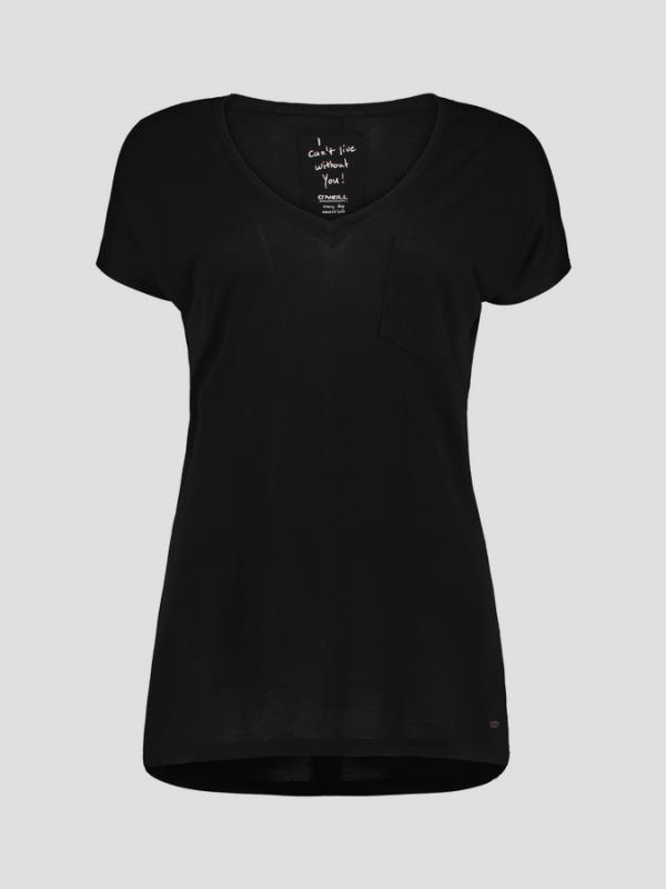 Tričko O´Neill LW JACKS BASE V-NECK T-SHIRT Černá