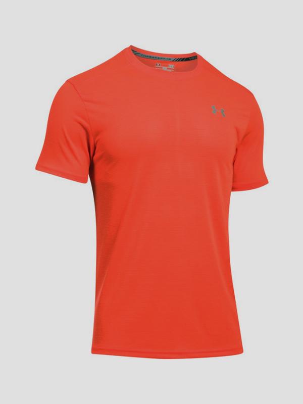Tričko Under Armour Threadborne Streaker SS Oranžová