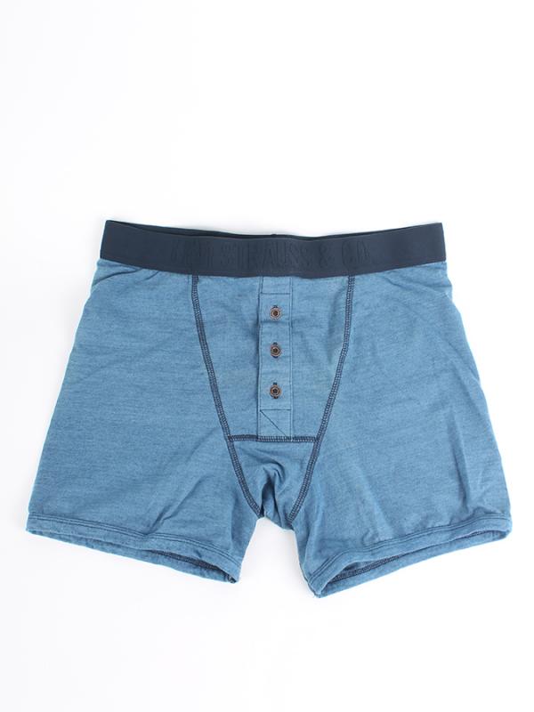 Boxerky LEVI'S 300LS INDIGO LONG BOXER 1 Pack Barevná
