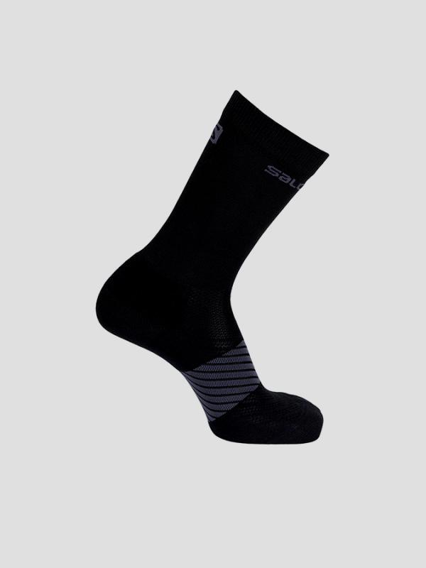 Ponožky Salomon XA 2-PACK BLACK/BLACK Černá