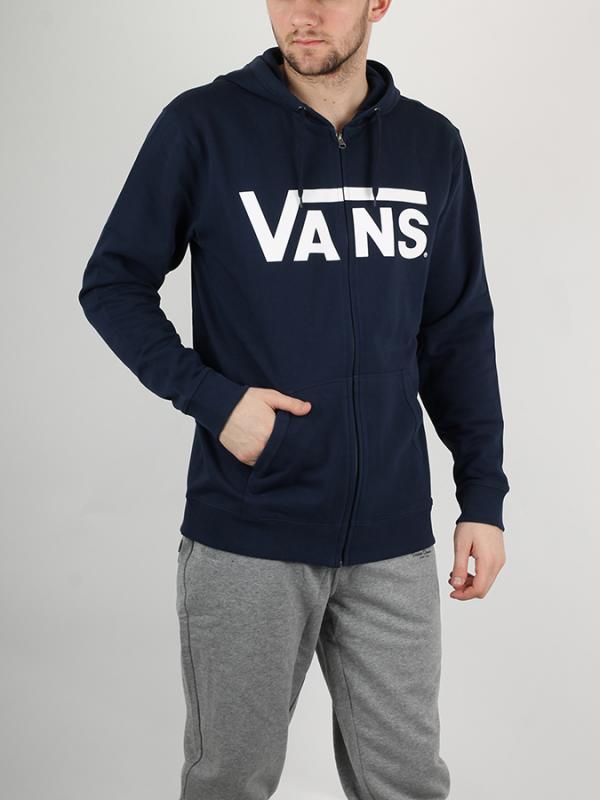 Mikina Vans Mn Classic Zip Dress Blues-Bri Modrá