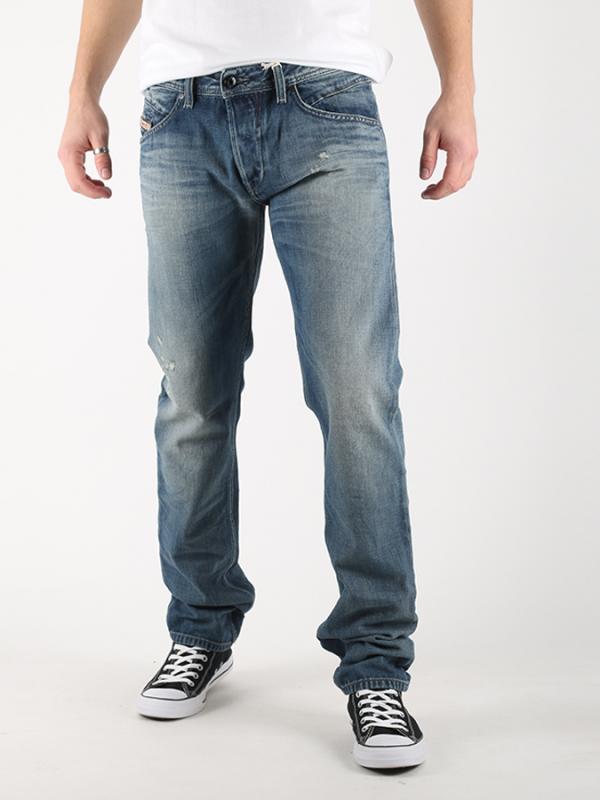Džíny Diesel BELTHER L.34 PANTALONI Modrá