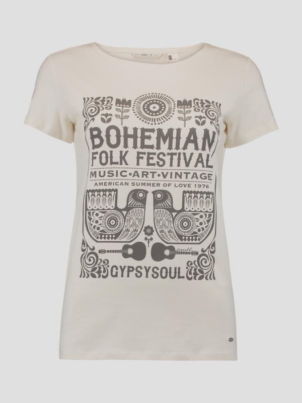 Tričko O´Neill LW BOHO FESTIVAL T-SHIRT Bílá