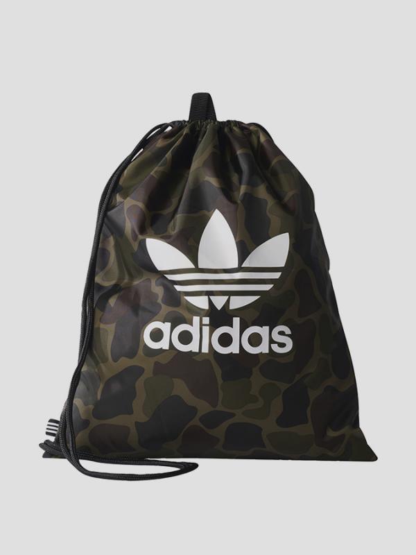 Sáček adidas Originals GYMSACK CAMO Zelená