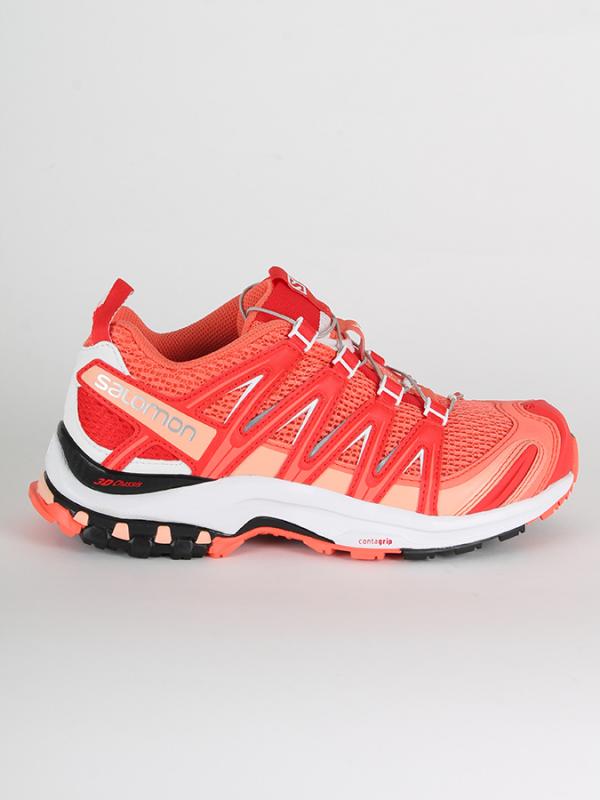 Boty Salomon XA PRO 3D W Living Coral/White/Poppy Red Oranžová