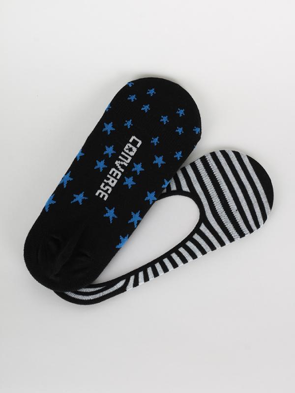 Ponožky Converse 2 Pack Women’s Fashion Footie Bars & stars Barevná