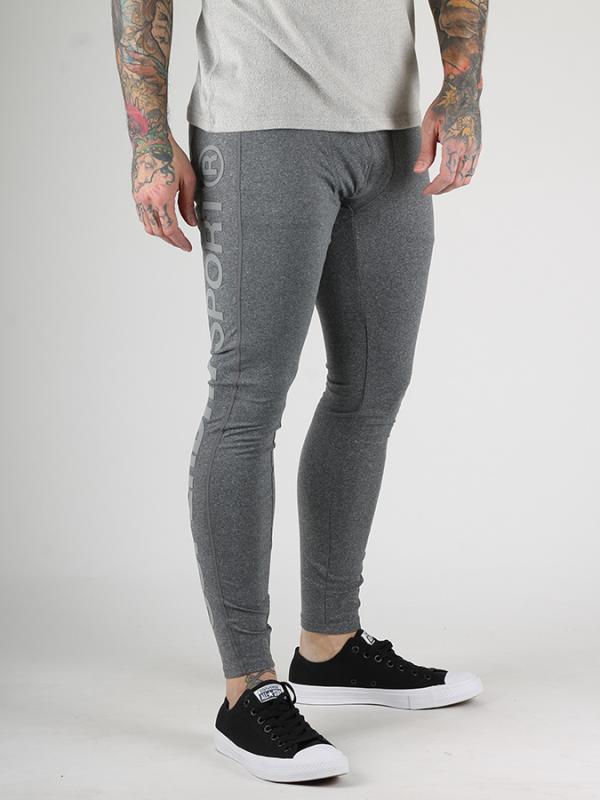Legíny Superdry GYM SPORT RUNNER LEGGING Šedá