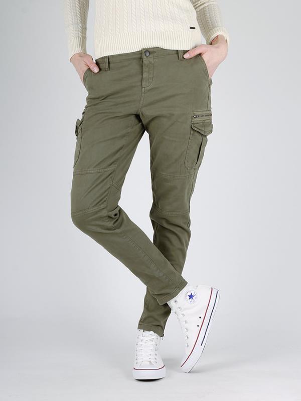 Kalhoty Superdry SUPER SKINNY CARGO PANT Zelená