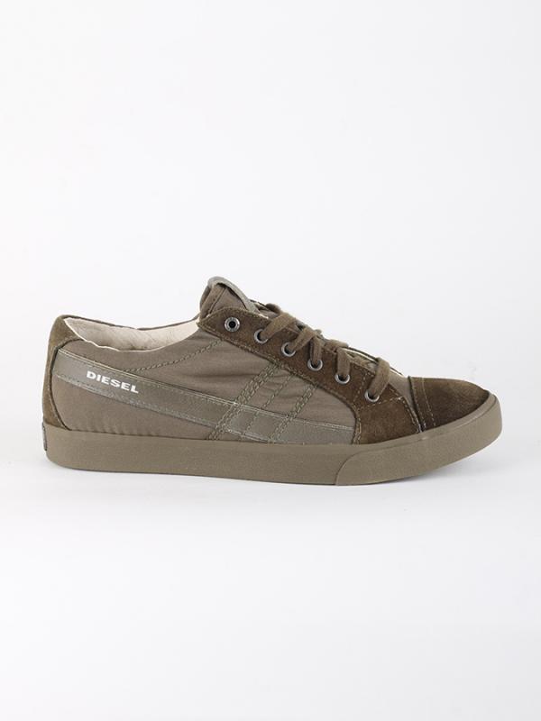 Boty Diesel D-STRING LOW - sneakers Hnědá