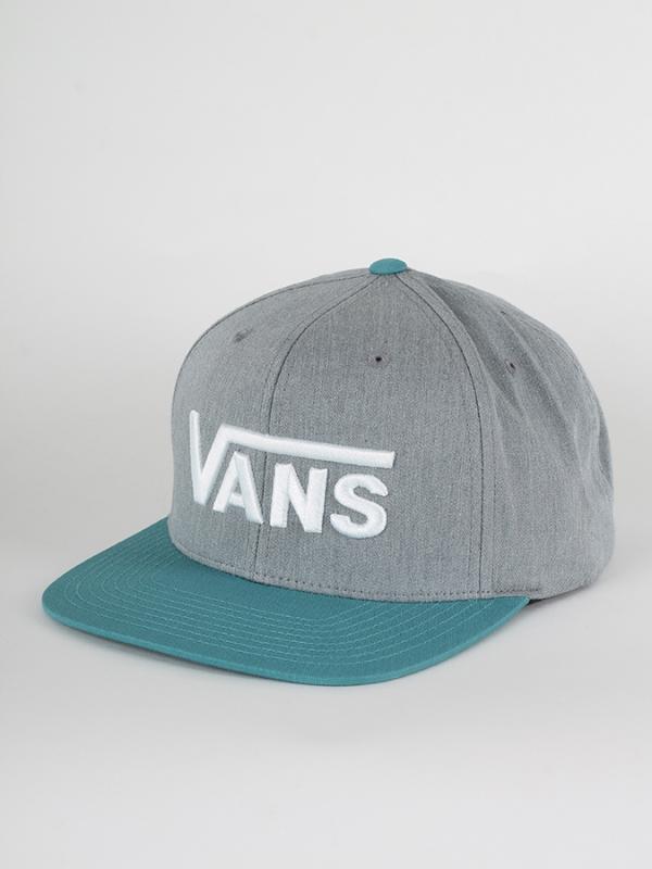 Kšiltovka Vans Mn Drop V Snapback H Heather Grey Šedá