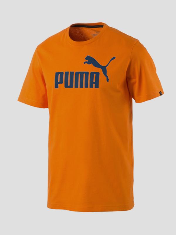 Tričko Puma ESS No.1 Tee Vibrant Orange Oranžová